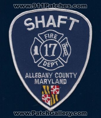 Shaft Fire Department 17 (Maryland)
Thanks to Paul Howard for this scan.
Keywords: dept. allegany county