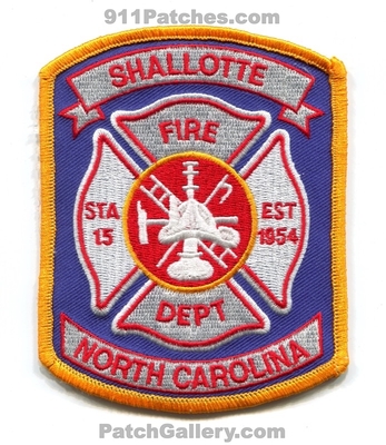 Shallotte Fire Department Station 15 Patch (North Carolina)
Scan By: PatchGallery.com
Keywords: dept. est 1954