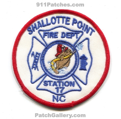 Shallotte Point Fire Department Station 17 Patch (North Carolina)
Scan By: PatchGallery.com
Keywords: dept. nc