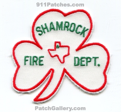 Shamrock Fire Department Patch (Texas)
Scan By: PatchGallery.com
Keywords: dept.