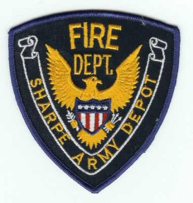 Sharpe Army Depot Fire Dept
Thanks to PaulsFirePatches.com for this scan.
Keywords: california department