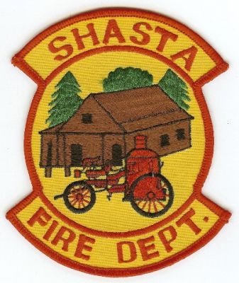 Shasta Fire Dept
Thanks to PaulsFirePatches.com for this scan.
Keywords: california department