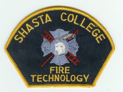 Shasta College Fire Technology
Thanks to PaulsFirePatches.com for this scan.
Keywords: california
