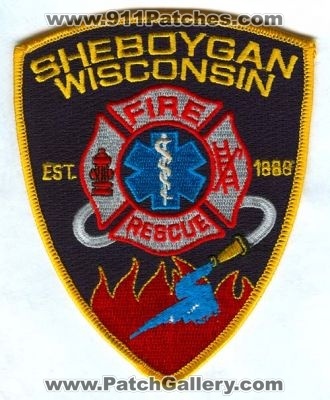 Sheboygan Fire Rescue Patch (Wisconsin)
[b]Scan From: Our Collection[/b]
