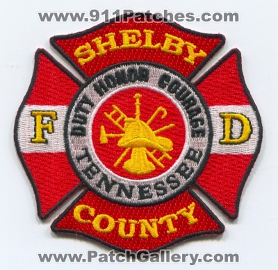 Shelby County Fire Department Patch (Tennessee)
Scan By: PatchGallery.com
Keywords: co. dept. fd duty honor courage