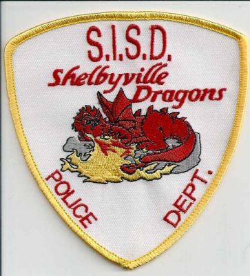 Shelbyville Independent School District Police Department (Texas)
Thanks to EmblemAndPatchSales.com for this scan.
Keywords: s.i.s.d. sisd dept
