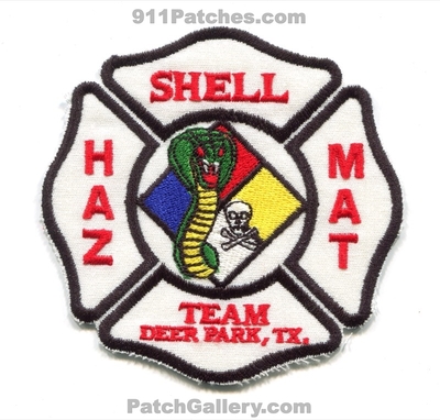 Shell Oil Deer Park HazMat Team Patch (Texas)
Scan By: PatchGallery.com
Keywords: company co. gas petroleum refinery industrial plant haz-mat hazardous materials emergency response team ert