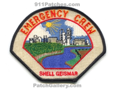 Shell Oil Geismar Refinery Emergency Crew Patch (Louisiana)
Scan By: PatchGallery.com
Keywords: oil gas petroleum refinery industrial plant emergency response team ert hazardous materials haz-mat hazmat fire department dept.