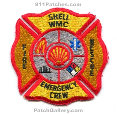 Shell Oil Refinery Wilmington Manufacturing Complex Fire Rescue Department Emergency Crew Patch (California)
Scan By: PatchGallery.com
Keywords: gas petroleum industrial wmc ert haz-mat hazmat emergency response team