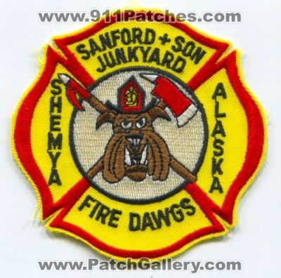 Shemya Air Force Base AFB Fire Department USAF Military Patch (Alaska)
Scan By: PatchGallery.com
Keywords: dept. sanford son junkyard dawgs