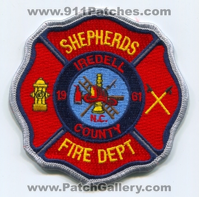 Shepherds Fire Department Patch (North Carolina)
Scan By: PatchGallery.com
Keywords: dept. iredell county co. n.c.