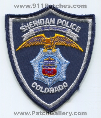 Sheridan Police Department Patch (Colorado)
Scan By: PatchGallery.com
Keywords: dept.
