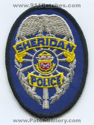 Sheridan Police Department Patch (Colorado)
Scan By: PatchGallery.com
Keywords: dept.