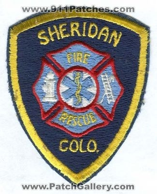 Sheridan Fire Rescue Department Patch (Colorado) (Defunct)
[b]Scan From: Our Collection[/b]
Now Denver Fire Department
Keywords: colo.