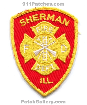 Sherman Fire Department Patch (Illinois)
Scan By: PatchGallery.com
Keywords: dept. ill.