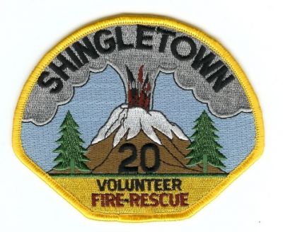 Shingletown Volunteer Fire Rescue
Thanks to PaulsFirePatches.com for this scan.
Keywords: california 20