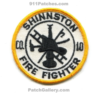 Shinnston Fire Department Company 10 Firefighter Patch (West Virginia)
Scan By: PatchGallery.com
Keywords: dept. co.