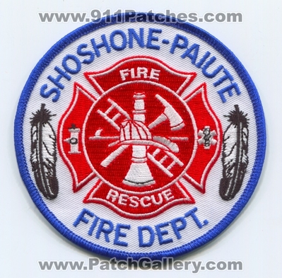 Shoshone-Paiute Fire Rescue Department Patch (Nevada)
Scan By: PatchGallery.com
Keywords: dept. indian tribe tribal