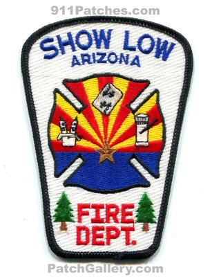Show Low Fire Department Patch (Arizona)
Scan By: PatchGallery.com
Keywords: dept.