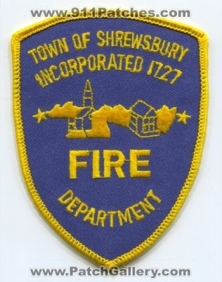 Shrewsbury Fire Department (Massachusetts)
Scan By: PatchGallery.com
Keywords: dept. town of incorporated 1727