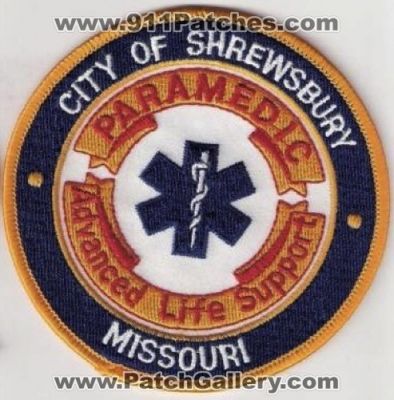 Shrewsbury Paramedic (Missouri)
Thanks to Bob Brooks for this scan.
Keywords: ems city of advanced life support als