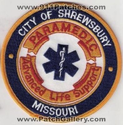 Shrewsbury Paramedic (Missouri)
Thanks to Bob Brooks for this scan.
Keywords: ems city of advanced life support als