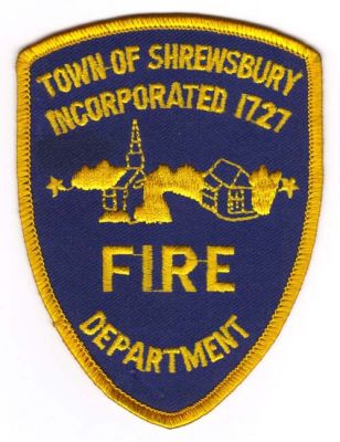 Shrewsbury Fire Department
Thanks to Michael J Barnes for this scan.
Keywords: massachusetts town of