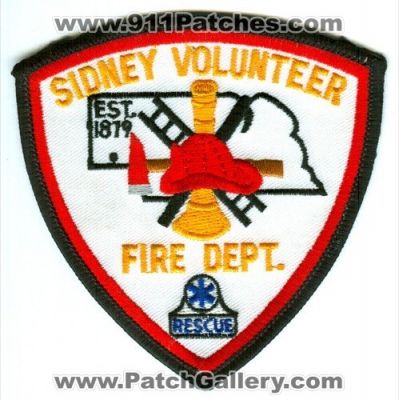 Sidney Volunteer Fire Department (Nebraska)
Scan By: PatchGallery.com
Keywords: dept.