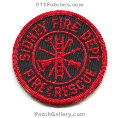 Sidney Fire and Rescue Department Patch (Ohio)
Scan By: PatchGallery.com
Keywords: & dept.