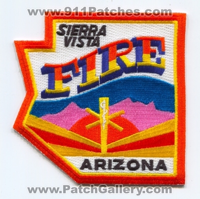Sierra Vista Fire Department Patch (Arizona)
Scan By: PatchGallery.com
Keywords: dept. state shape