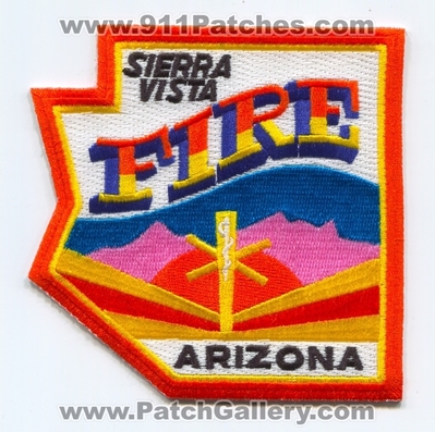 Sierra Vista Fire Department Patch (Arizona)
Scan By: PatchGallery.com
Keywords: dept. state shape