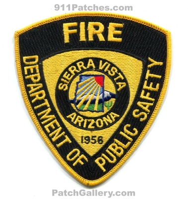Sierra Vista Department of Public Safety DPS Fire Patch (Arizona)
Scan By: PatchGallery.com
Keywords: dept. 1956