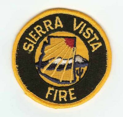 Sierra Vista Fire
Thanks to PaulsFirePatches.com for this scan.
Keywords: arizona
