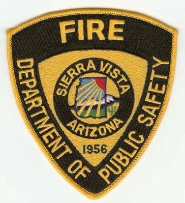Sierra Vista Department of Public Safety
Thanks to PaulsFirePatches.com for this scan.
Keywords: arizona fire dps
