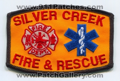 Silver Creek Fire and Rescue Department Patch (Nebraska)
Scan By: PatchGallery.com
Keywords: & dept.