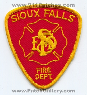 Sioux Falls Fire Department Patch (South Dakota)
Scan By: PatchGallery.com
Keywords: dept.