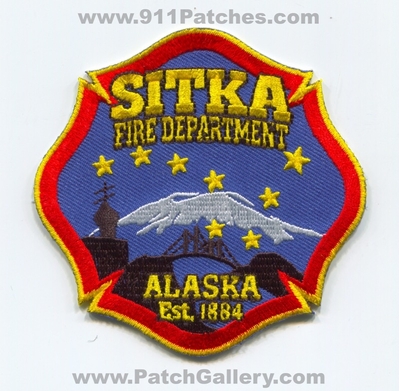 Sitka Fire Department Patch (Alaska)
Scan By: PatchGallery.com
Keywords: dept. est. 1884