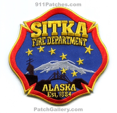 Sitka Fire Department Patch (Alaska)
Scan By: PatchGallery.com
Keywords: dept. est. 1884