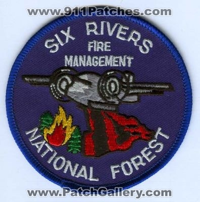 Six Rivers National Forest Fire Management (California)
Scan By: PatchGallery.com
Keywords: wildland wildfire forest usfs
