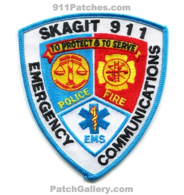 Skagit County 911 Emergency Communications Patch (Washington)
Scan By: PatchGallery.com
Keywords: co. dispatcher fire ems police department dept. to protect and serve