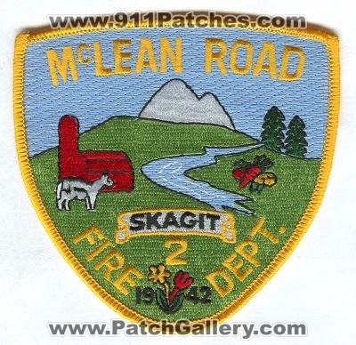 Skagit County Fire District 2 McLean Road (Washington)
Scan By: PatchGallery.com
Keywords: co. dist. number no. #2 department dept.