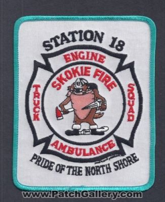 Skokie Fire Department Station 18 (Illinois)
Thanks to Paul Howard for this scan.
Keywords: dept. engine truck squad ambulance company pride of the north shore