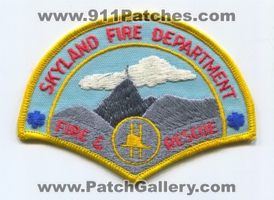 Skyland Fire Department (North Carolina)
Scan By: PatchGallery.com
Keywords: dept. & and rescue