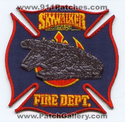 Skywalker Ranch Fire Department Patch (California)
[b]Scan From: Our Collection[/b]
Keywords: dept. star wars star wars Millennium Falcon lucasfilm ltd. george lucas