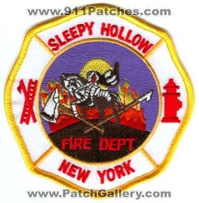 Sleepy Hollow Fire Department Patch New York NY v3 