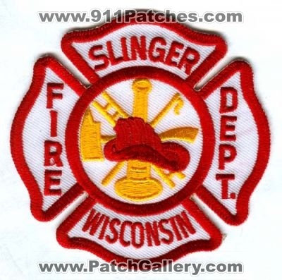 Slinger Fire Dept Patch (Wisconsin)
[b]Scan From: Our Collection[/b]
Keywords: department