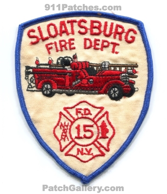 Sloatsburg Fire Department 15 Patch (New York)
Scan By: PatchGallery.com
Keywords: dept.