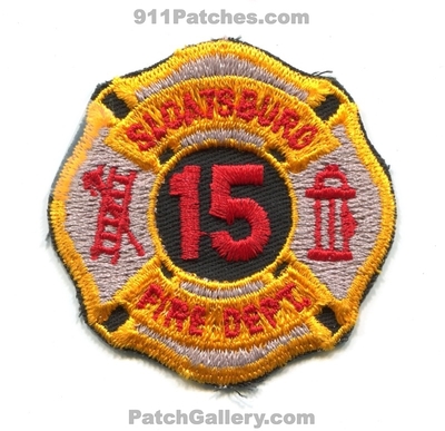 Sloatsburg Fire Department 15 Patch (New York)
Scan By: PatchGallery.com
Keywords: dept.