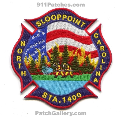 Sloop Point Fire Department Station 1400 Patch (North Carolina)
Scan By: PatchGallery.com
Keywords: dept. sta.
