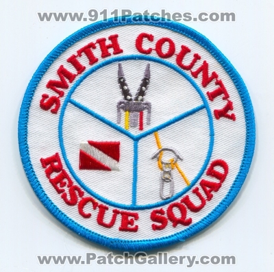 Smith County Rescue Squad Patch (Tennessee)
Scan By: PatchGallery.com
Keywords: co.
